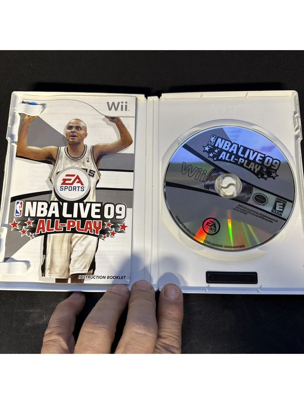NBA Live 09: All-Play (Nintendo Wii, 2008) Complete CIB